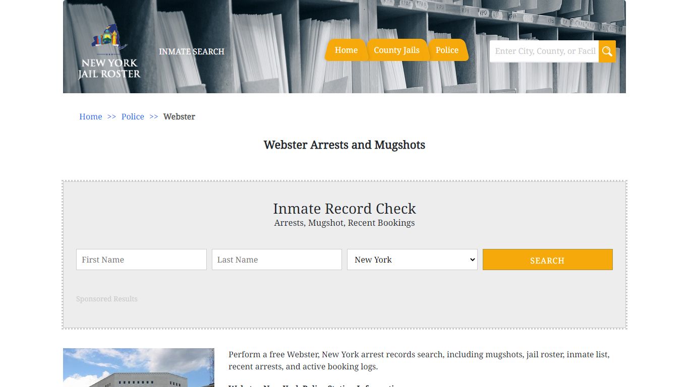 Webster Arrests and Mugshots | Jail Roster Search
